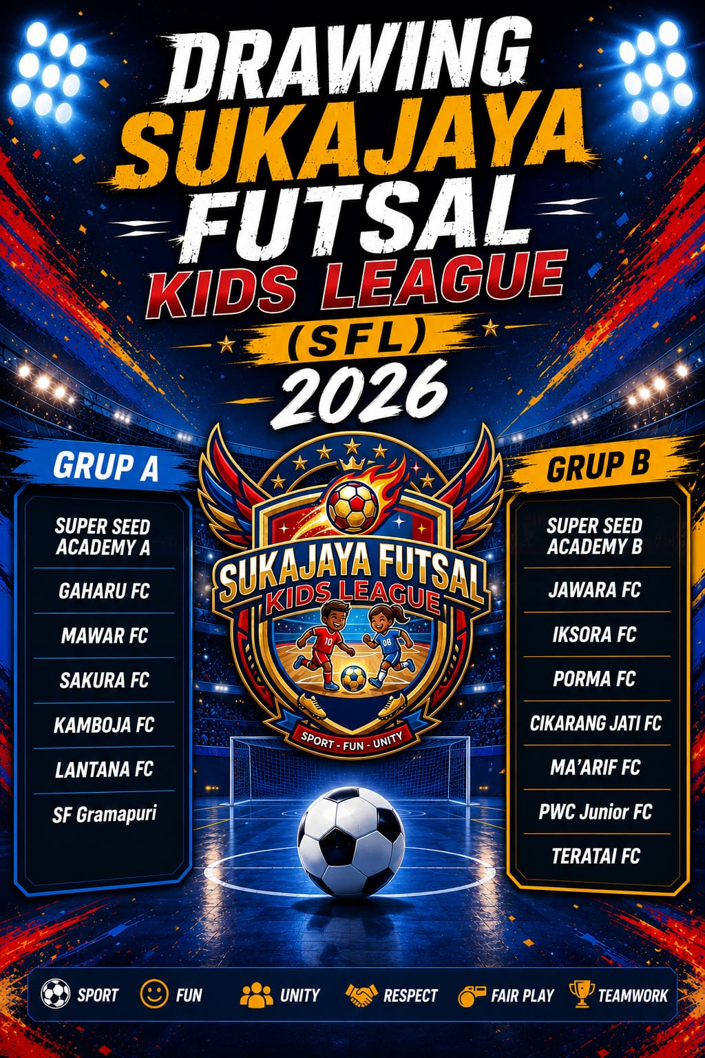 Sukajaya Futsal Kids League (SEL) 2026