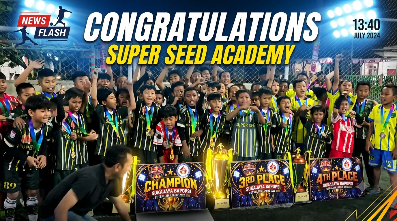 SUPER SEED ACADEMY SEMPURNAKAN PERJUANGAN DI SUKAJAYA BAPOPSI FUTSAL KIDS LEAGUE (SFL) 2026